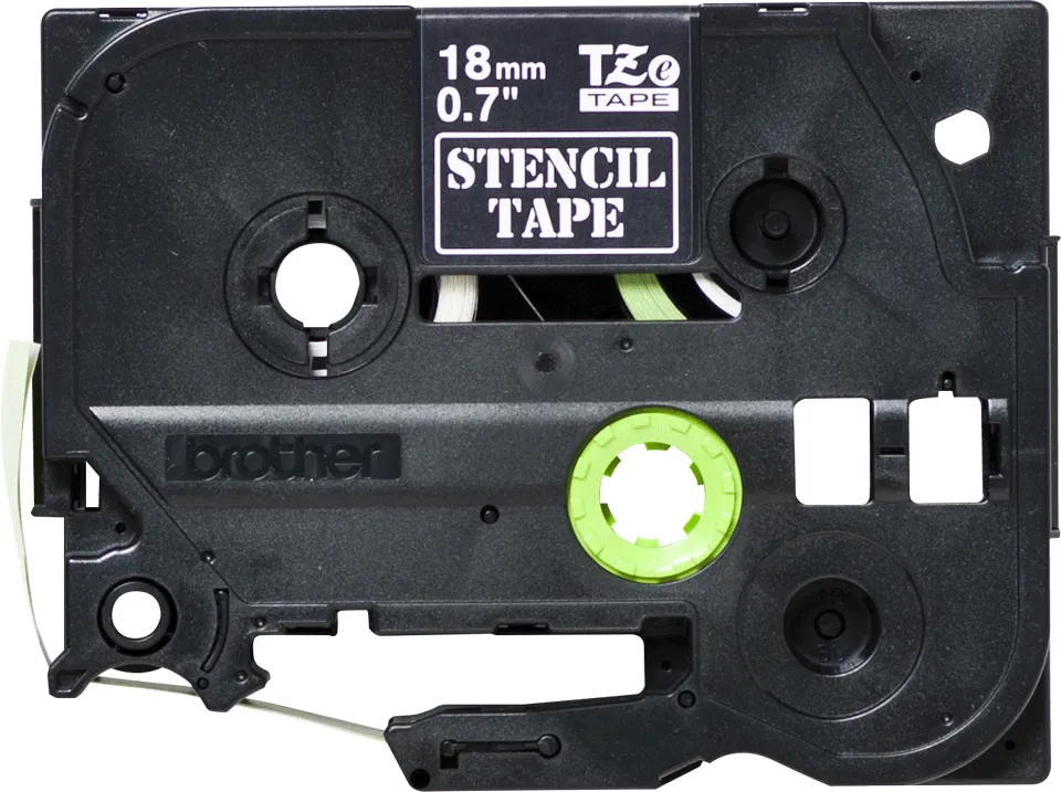 Brother 18mmx3m stenciltape black