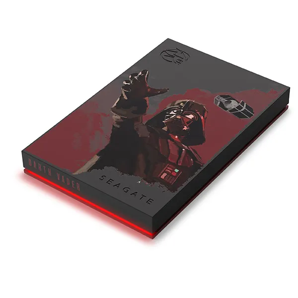 Seagate Darth Vader&trade; Special Edition FireCuda  2 TB -ulkoinen kovalevy, Musta, Punainen