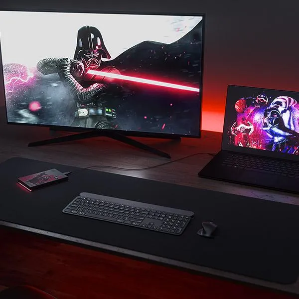 Seagate Darth Vader&trade; Special Edition FireCuda  2 TB -ulkoinen kovalevy, Musta, Punainen