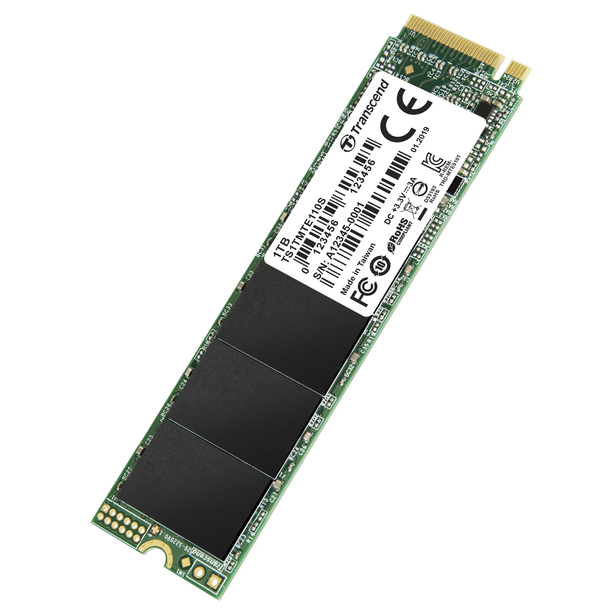 Transcend 110S 1TB, PCIe 3.0, M.2 - SSD