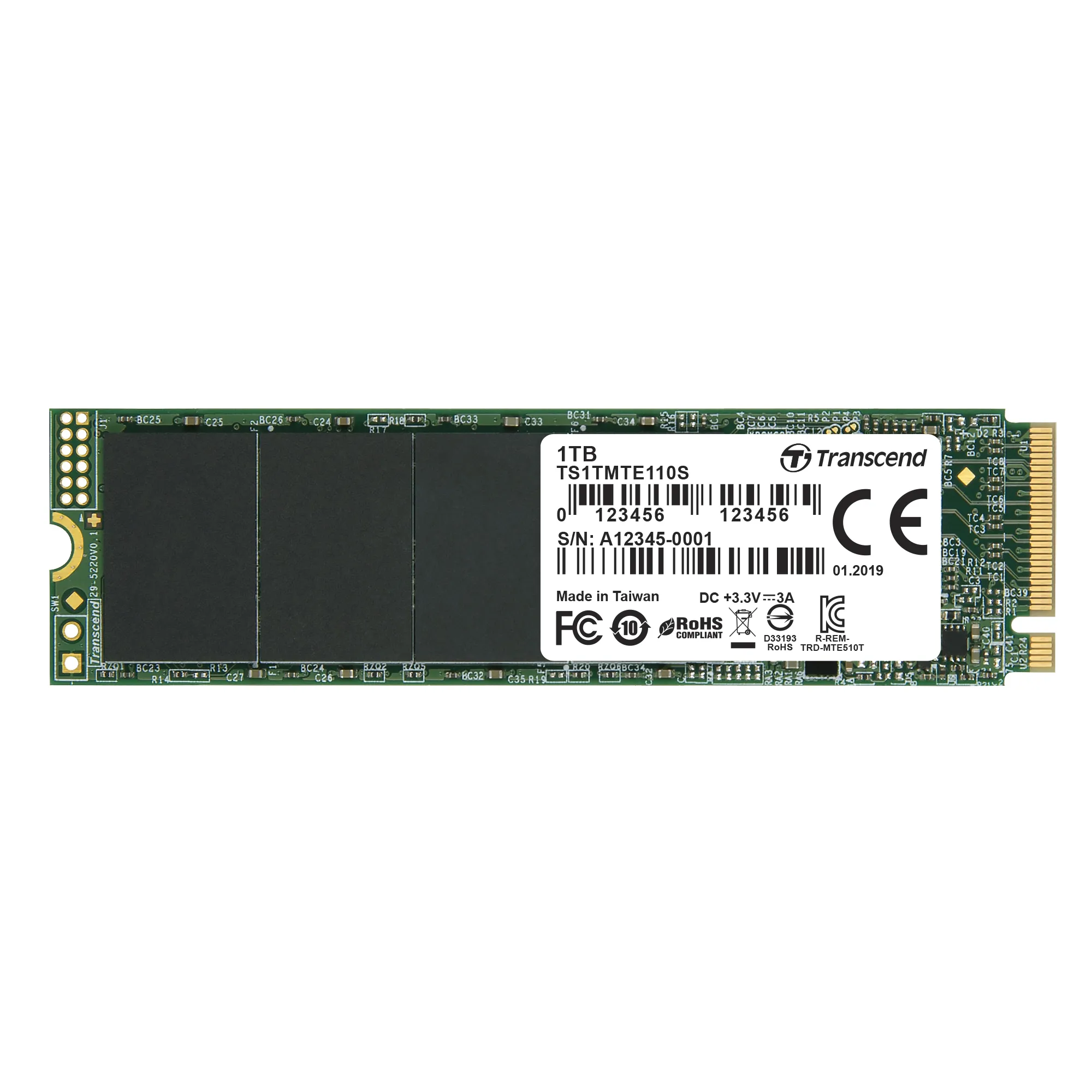 Transcend 110S 1TB, PCIe 3.0, M.2 - SSD
