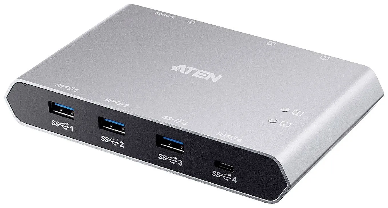 ATEN 2x4 USB-C Gen2 Peripheral Sharing Switch