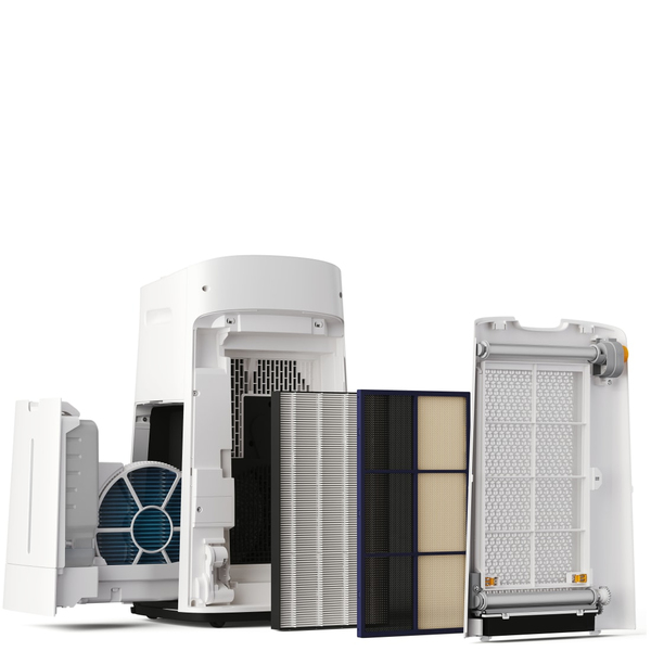 Sharp KIL80E - luftrenare och luftfuktare, vit