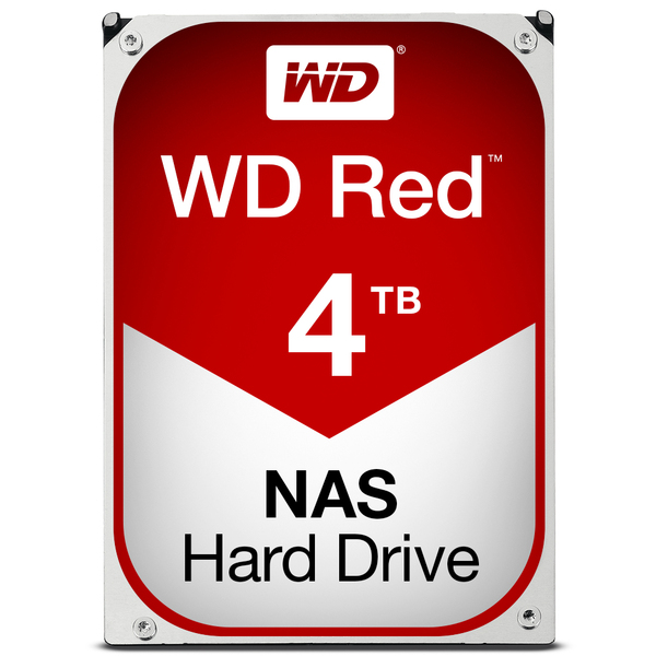 WD Red 4TB, 3.5", SATA, 64MB - HDD
