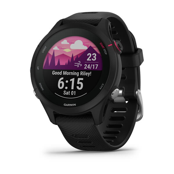 Garmin Forerunner 255s Music -urheilukello, musta