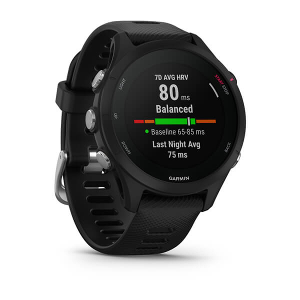 Garmin Forerunner 255s Music -urheilukello, musta