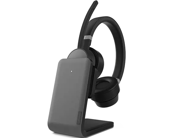 Lenovo Go wireless - noise canceling headphones with charging station