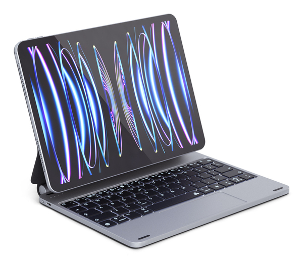 Epico Aluminium Keyboard Case for Apple iPad Pro 11&quot; (2018/2020/2021/2022), iPad Air 10,9&quot; (2020/2022), iPad Air 11&quot; (M2) - qwerty
