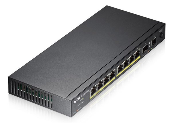 ZYXEL GS1100-10HP unmanage PoE 8x Gigabit 2x Fiber Uplink 120 Watt PoE