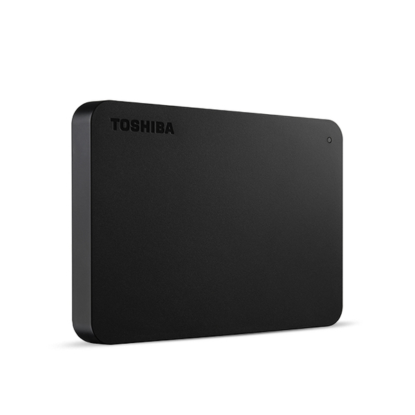 (L&ouml;yt&ouml;nurkka) Toshiba Canvio Basics USB-C 4 Tt -ulkoinen kovalevy, Musta