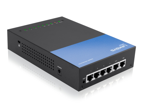 Linksys LRT214 - Reititin - 4-porttinen kytkin - GigE