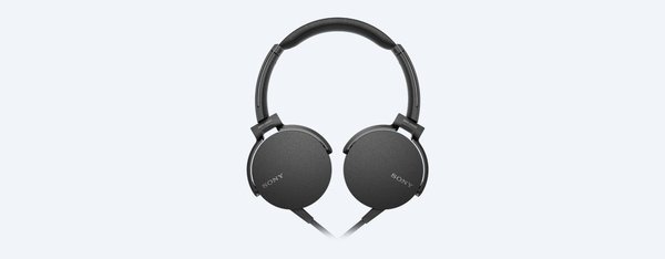 Sony MDRXB550APB Extra Bass -kuulokkeet + mikrofoni, musta