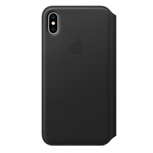 Apple iPhone XS Max Leather Case - Black
