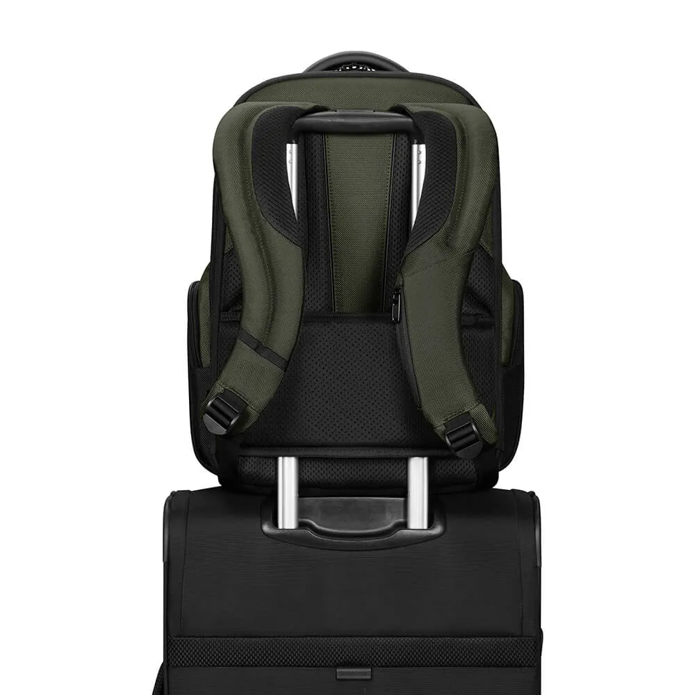 Samsonite PRO DLX6 - datorryggs&auml;ck, gr&ouml;n, 15.6&quot;