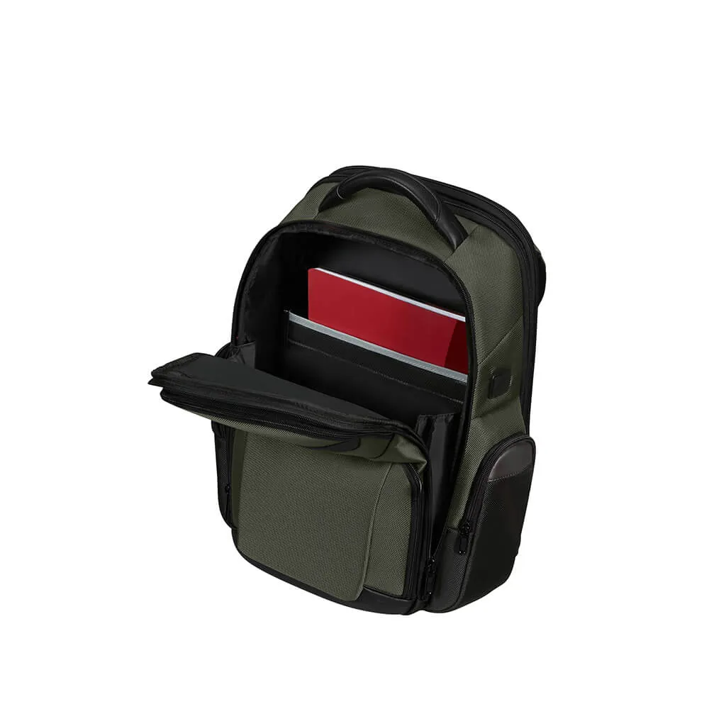 Samsonite PRO DLX6 - datorryggs&auml;ck, gr&ouml;n, 15.6&quot;