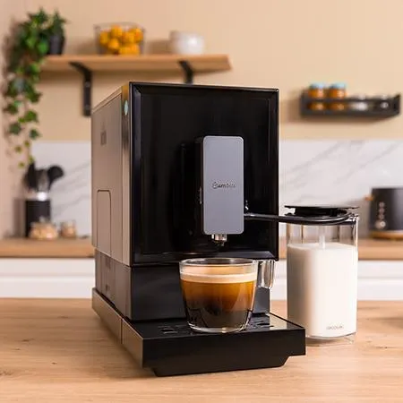 CECOTEC Cremmaet Latte manuell espressomaskin, svart