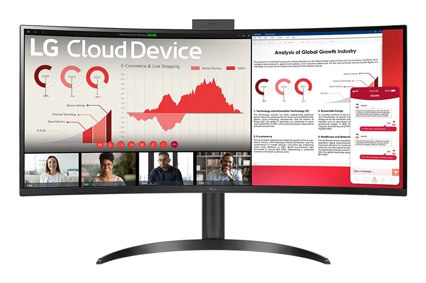 LG All-in-One Thin Client, 34&quot; FHD, Pentium N6005, 8 Gt RAM, 256 Gt SSD, Windows 10 IoT