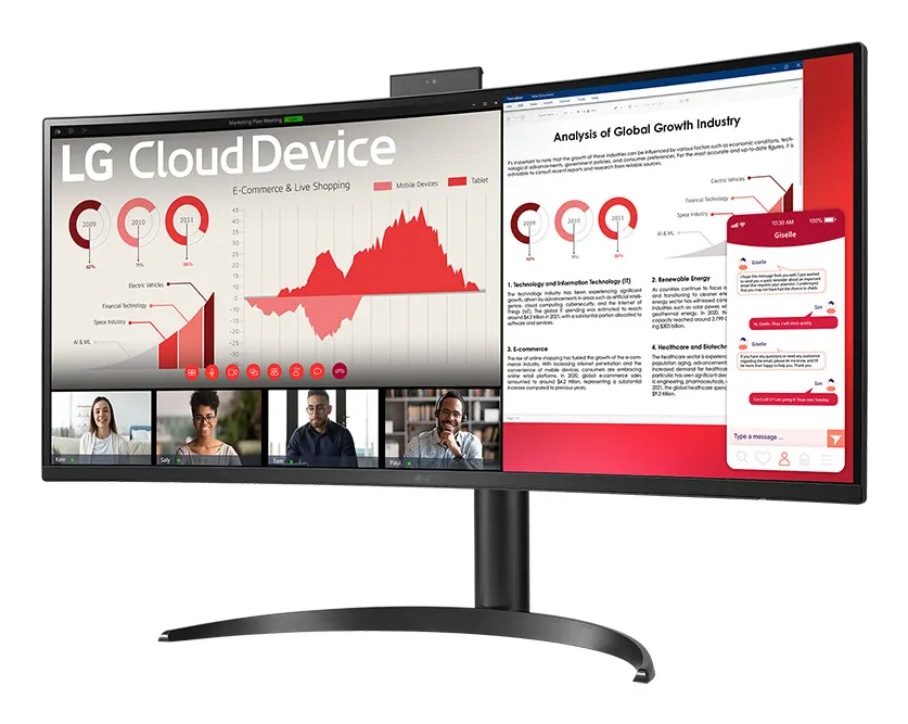 LG All-in-One Thin Client, 34&quot; FHD, Pentium N6005, 8 Gt RAM, 256 Gt SSD, Windows 10 IoT