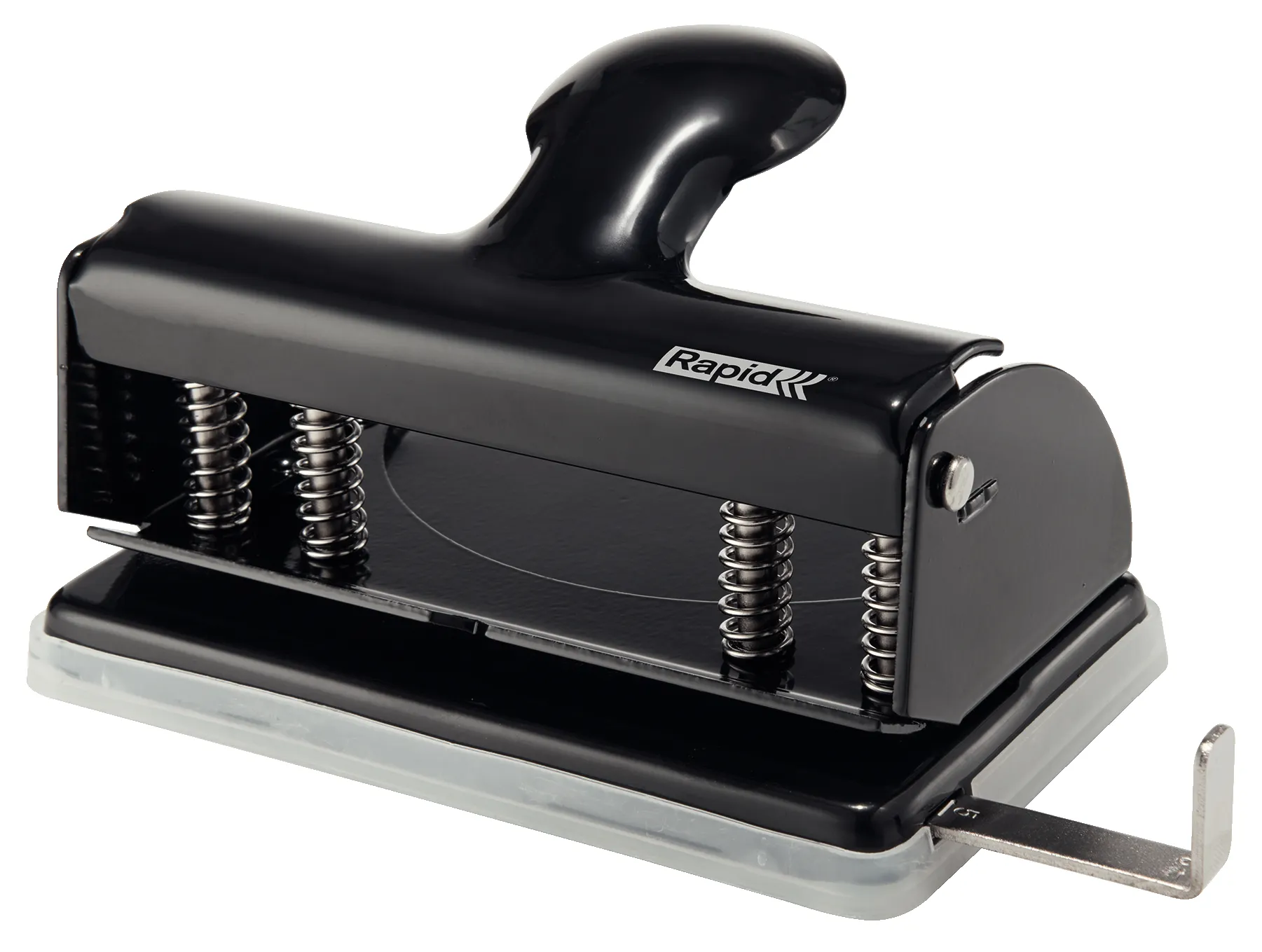 Hole punch Rapid Servo+4h/10s.black