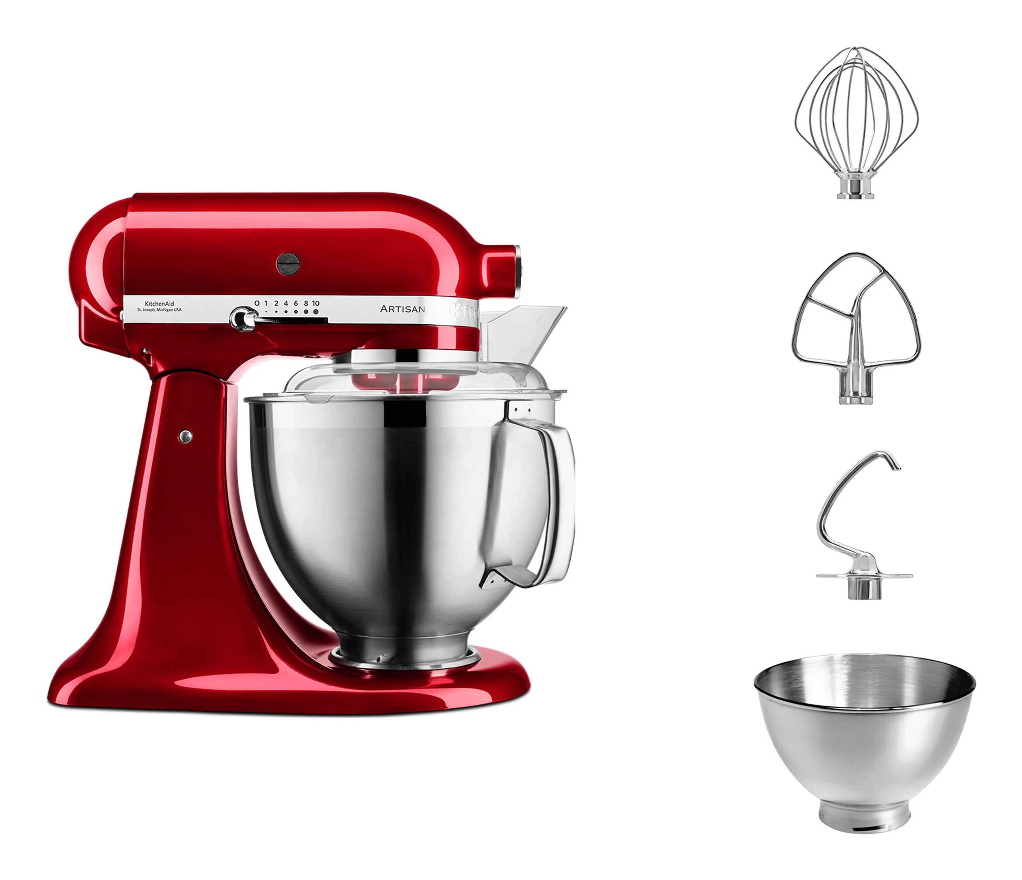 KitchenAid Artisan 5KSM185PSECA -yleiskone 300 W 4,8 L Candy Apple
