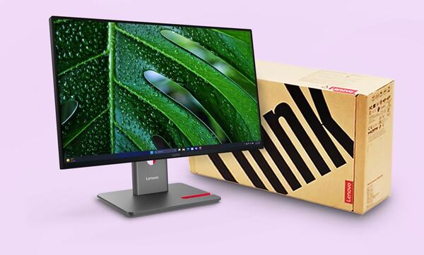 Lenovo ThinkVision P24Q-40 24" QHD, IPS sk&auml;rm med USB-C hub