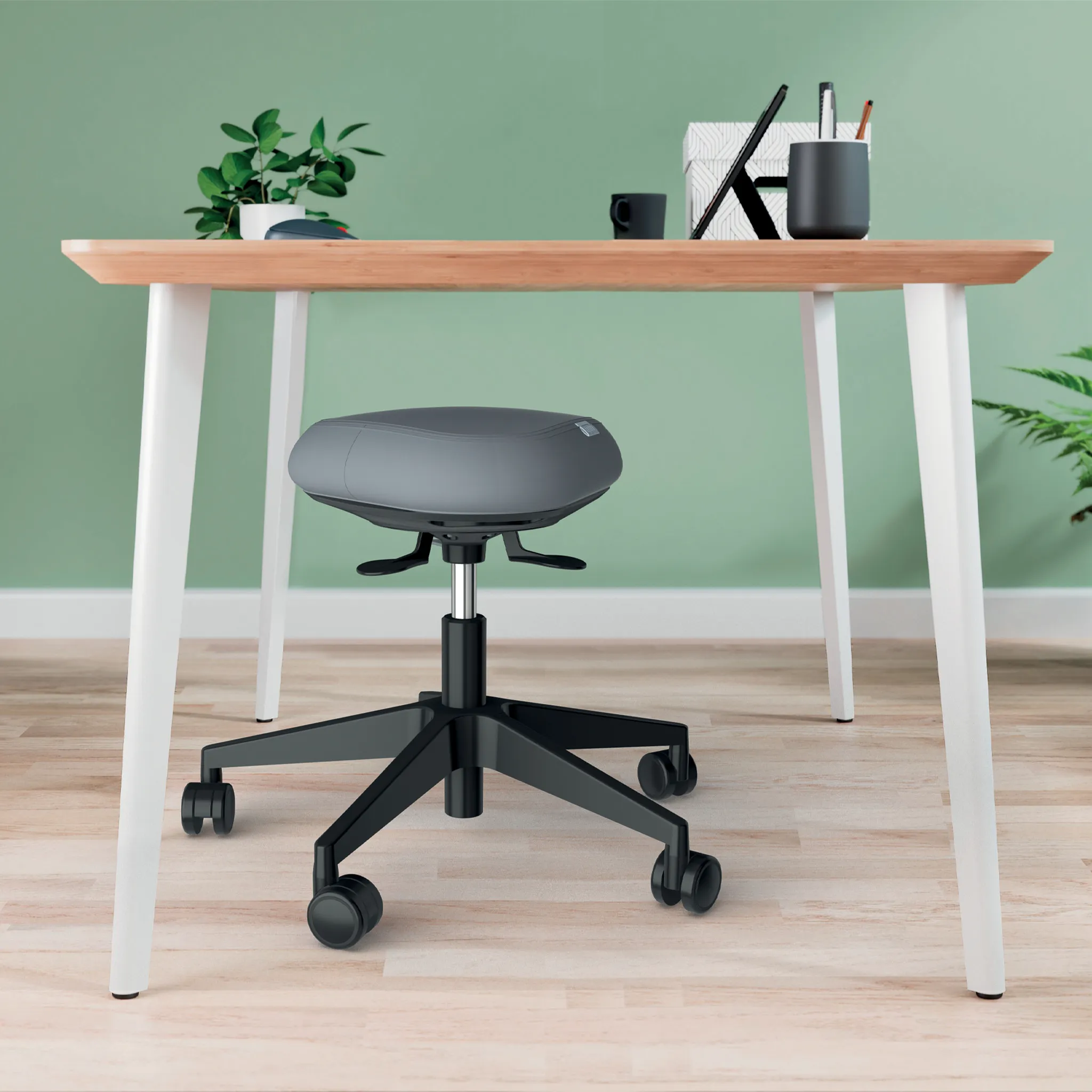Leitz Ergo Active Balans - sitting stool, Svart