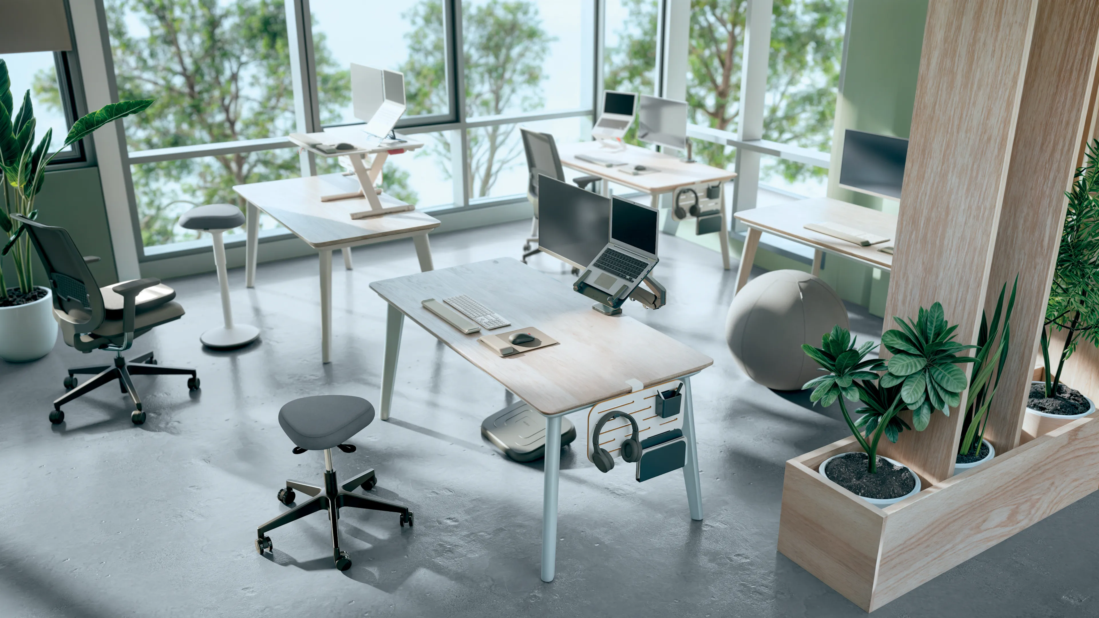 Leitz Ergo Active Balans - sitting stool, Svart
