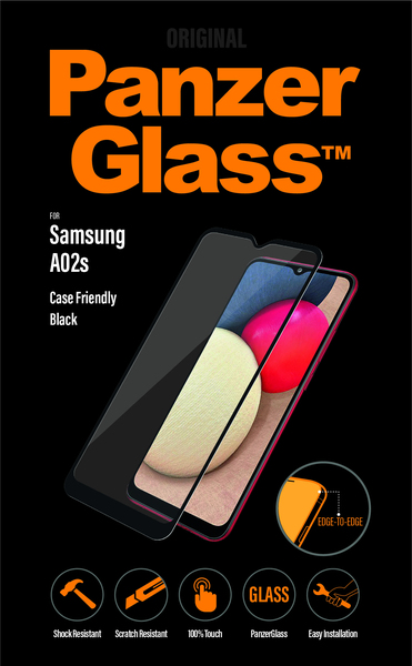 PanzerGlass Case Friendly, Galaxy A02s - Screen Glass