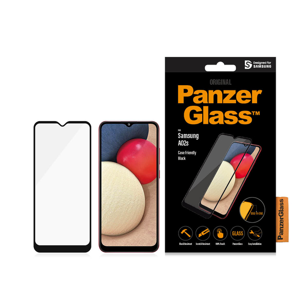 PanzerGlass Case Friendly, Galaxy A02s - Screen Glass