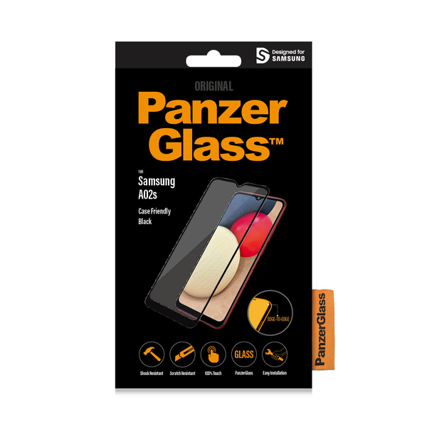 PanzerGlass Case Friendly, Galaxy A02s - Screen Glass
