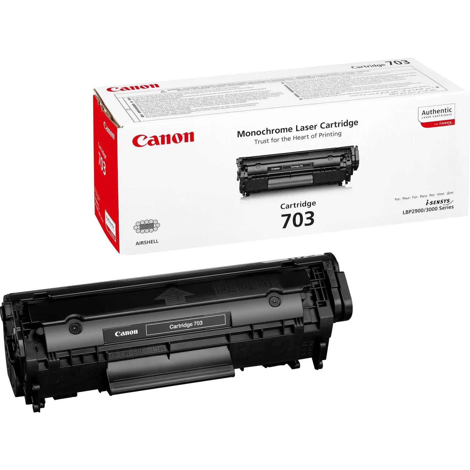 Canon 703 lasertoner, svart
