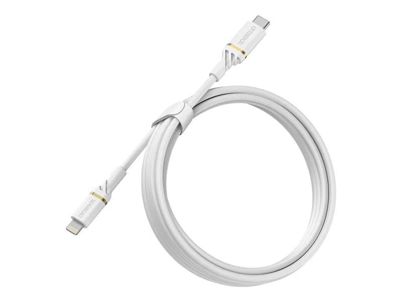OtterBox Standard USB-C - Lightning - kabel, 2 m, Vit