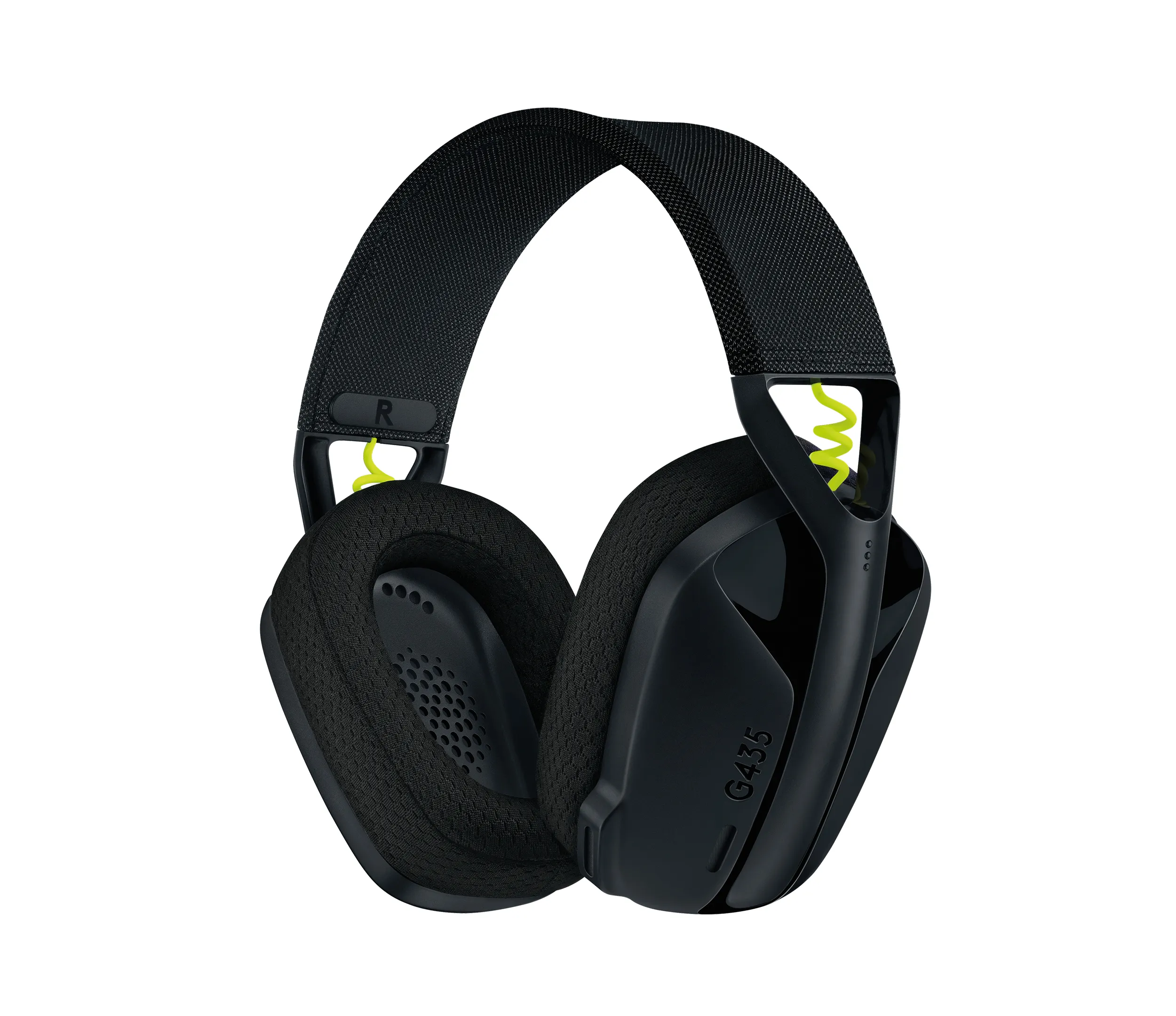 Logitech G435 LIGHTSPEED Wireless Gaming Headset, Black and Neon Yellow