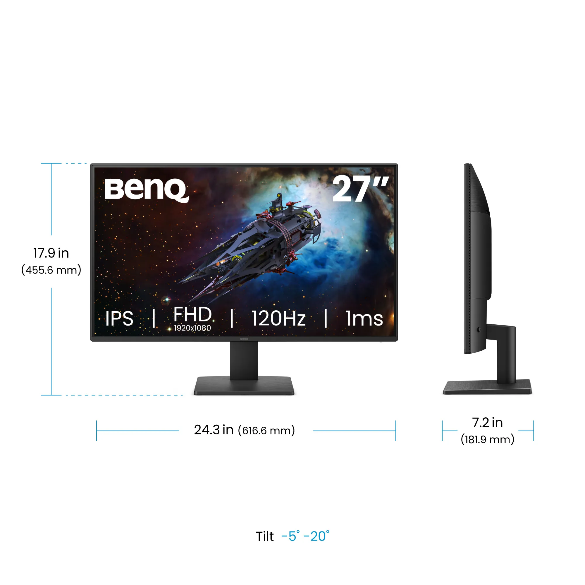 BenQ GW2791P 27" Full HD, IPS Monitor with 120Hz