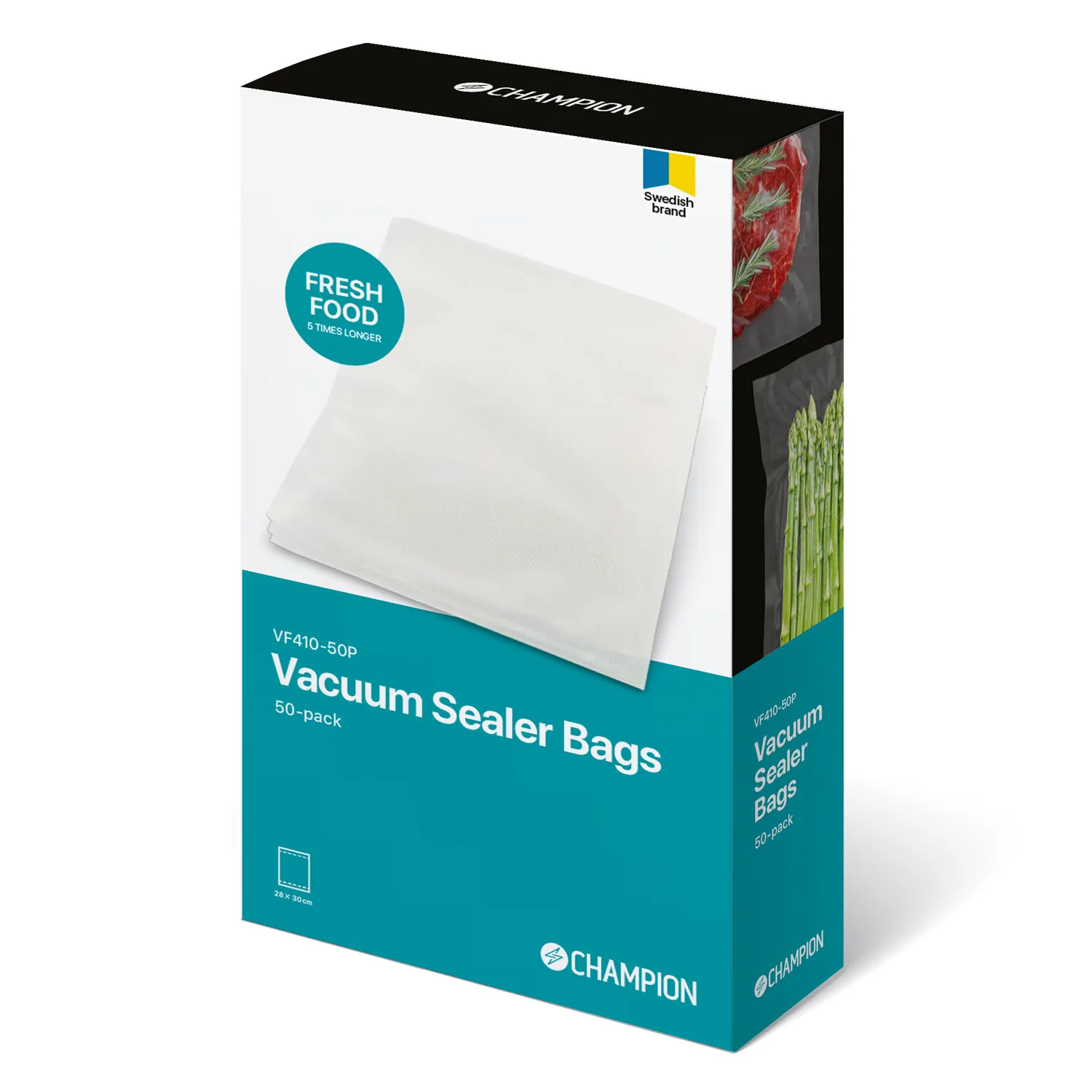 Champion 28*30cm 50-pack - vakuump&aring;sar