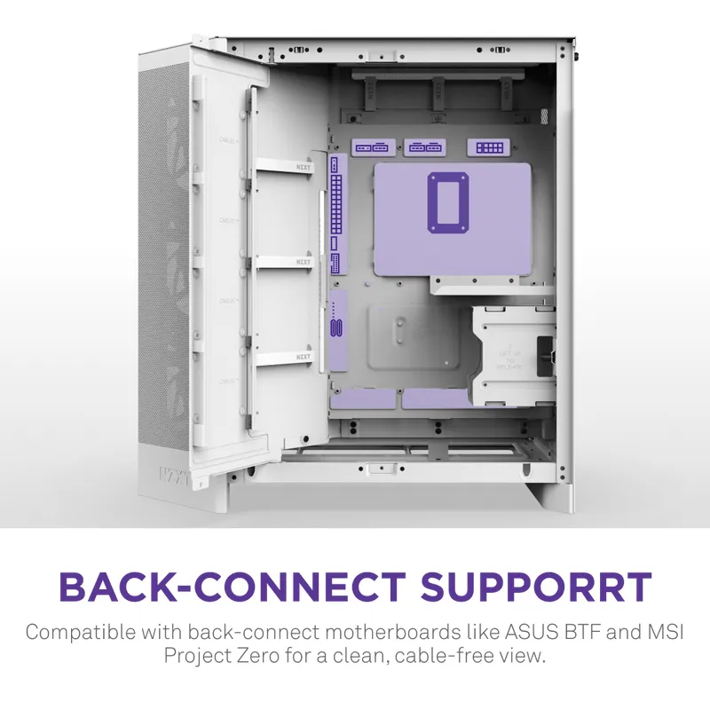 NZXT H9 Flow RGB+ (2025) - midi chassi, Vit