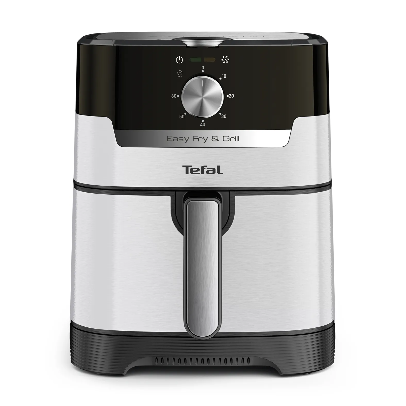 Tefal hot air fryer Easy Fry &amp; Grill Classic (stainless steel/black, 1,550 watts, basket 4.2 liters)