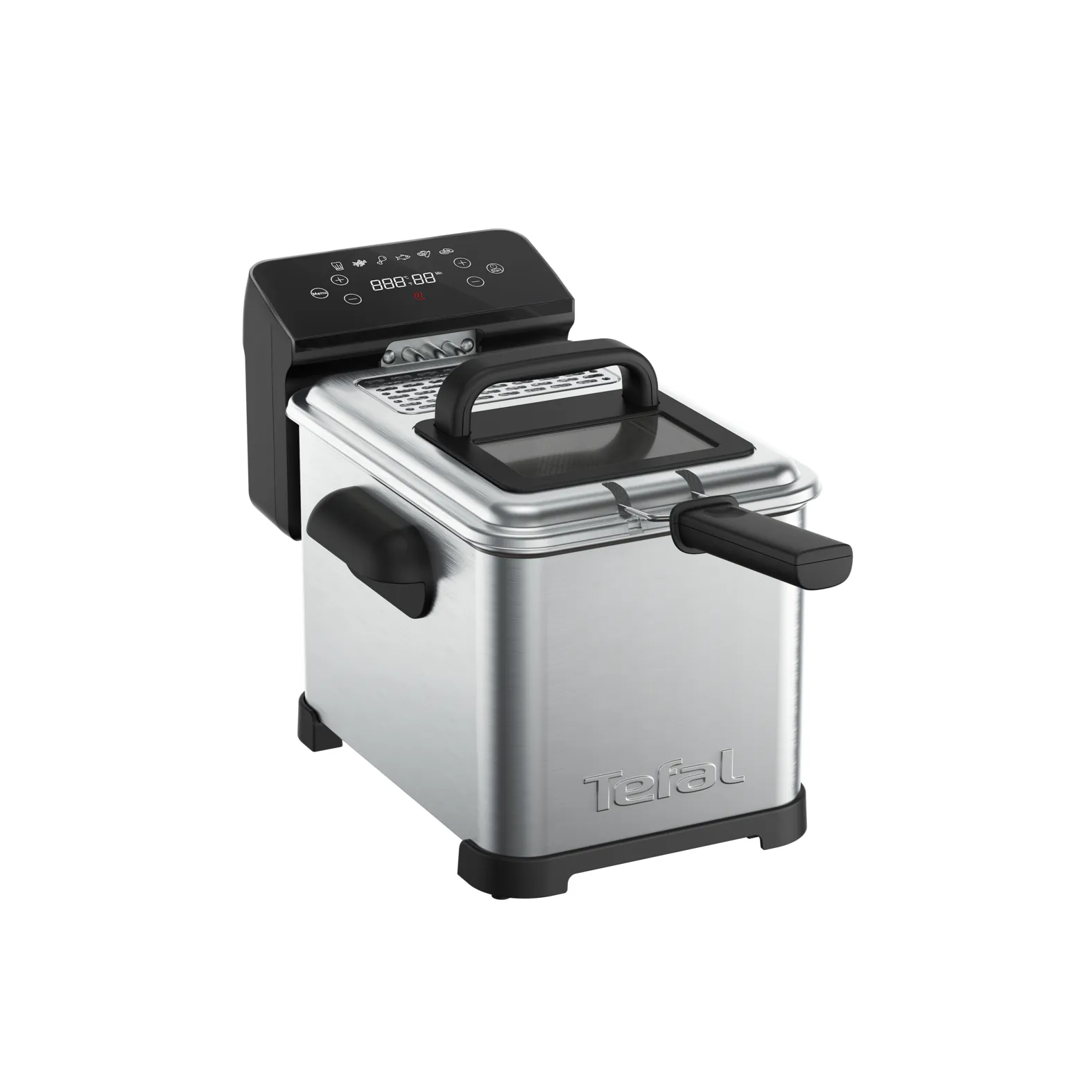 Tefal FR507D Family Pro Digital 4 L, deep fryer (stainless steel/black)