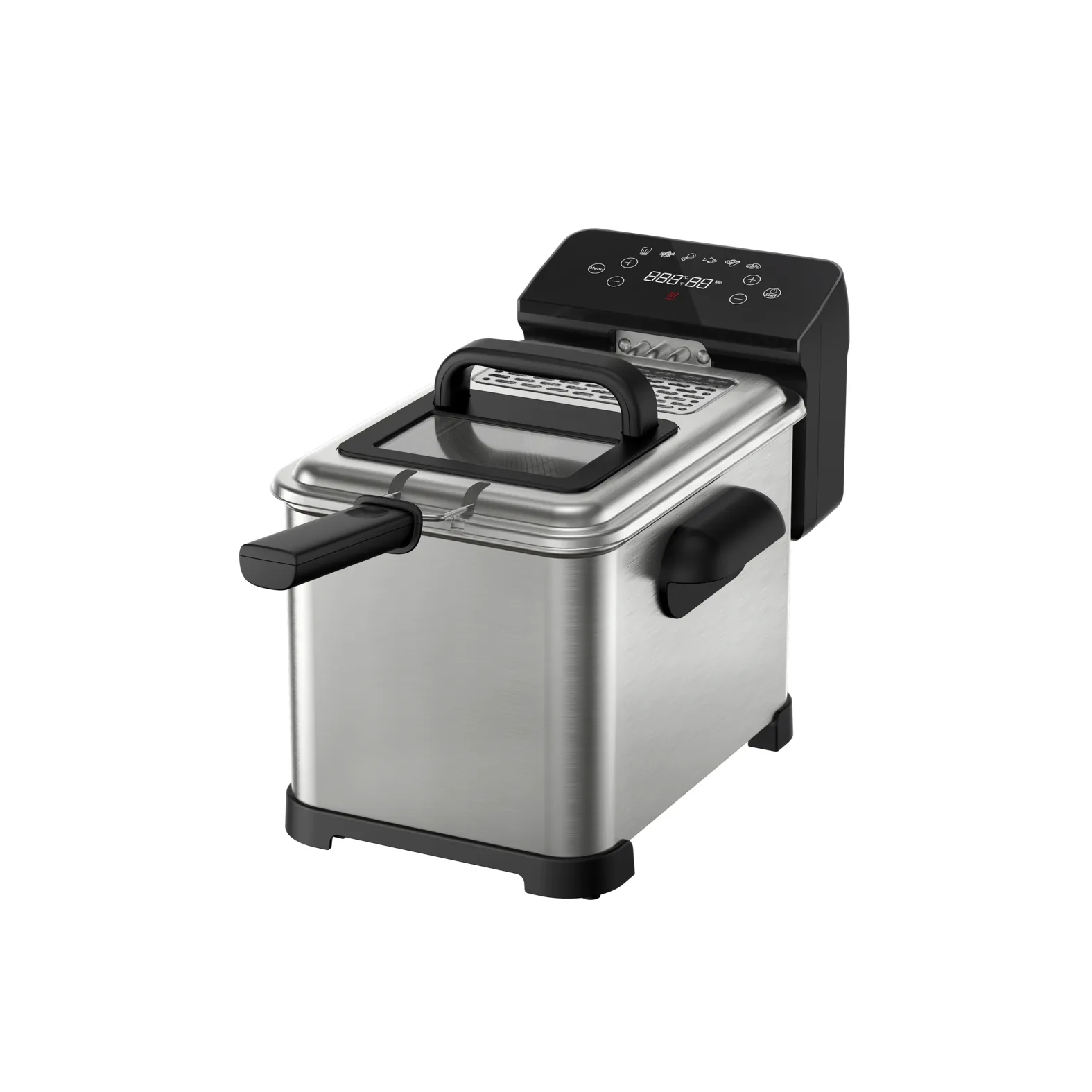 Tefal FR507D Family Pro Digital 4 L, deep fryer (stainless steel/black)