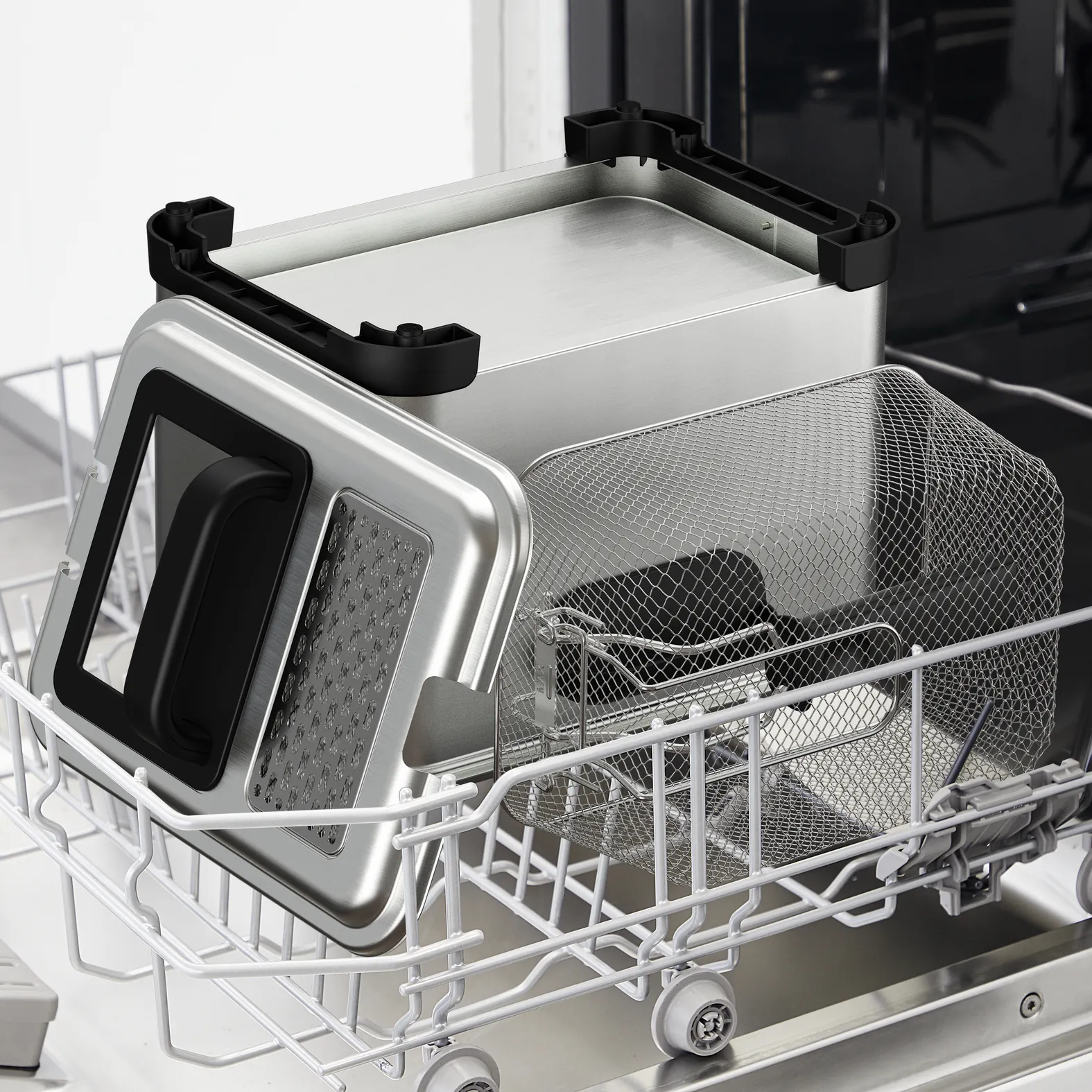 Tefal FR507D Family Pro Digital 4 L, deep fryer (stainless steel/black)