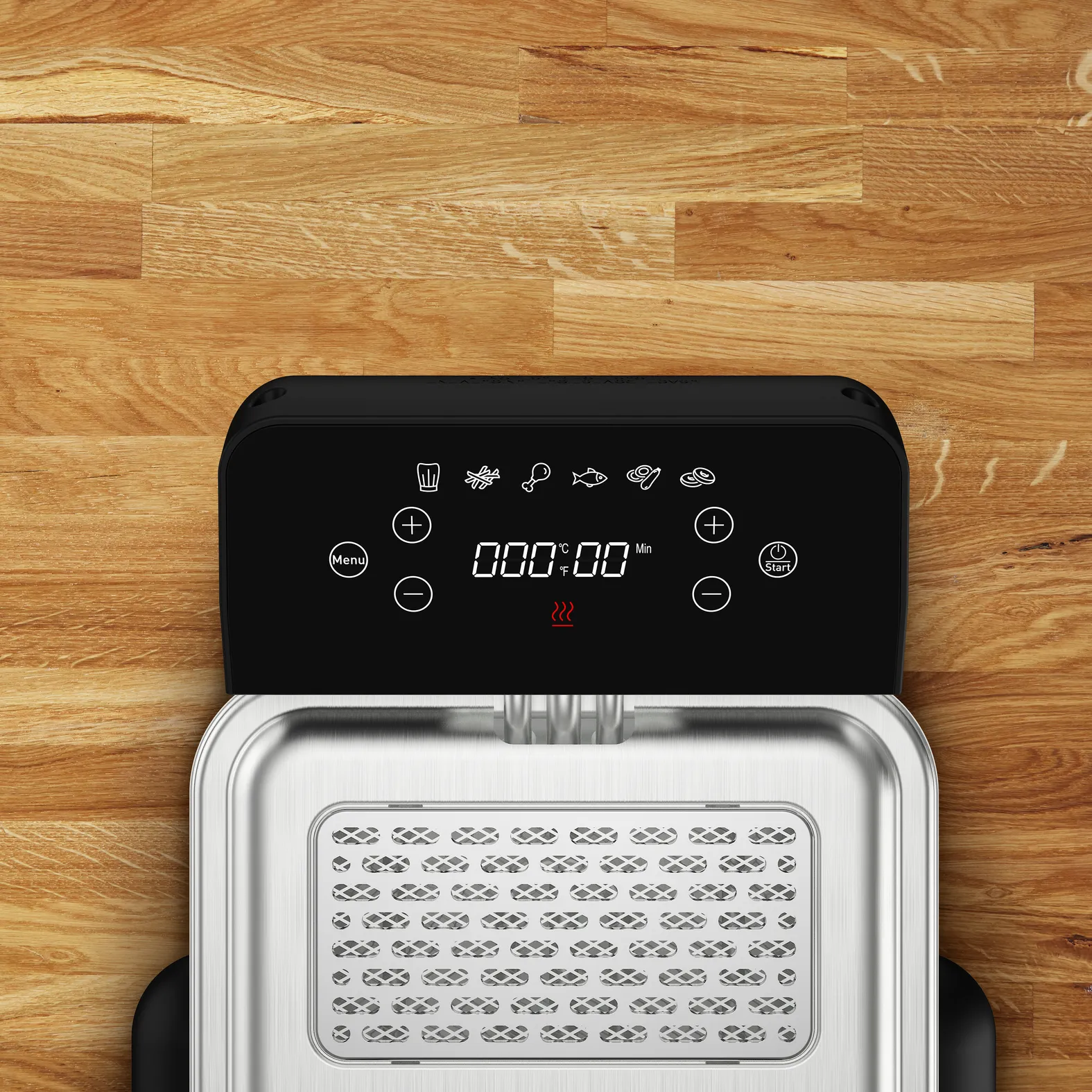 Tefal FR507D Family Pro Digital 4 L, deep fryer (stainless steel/black)
