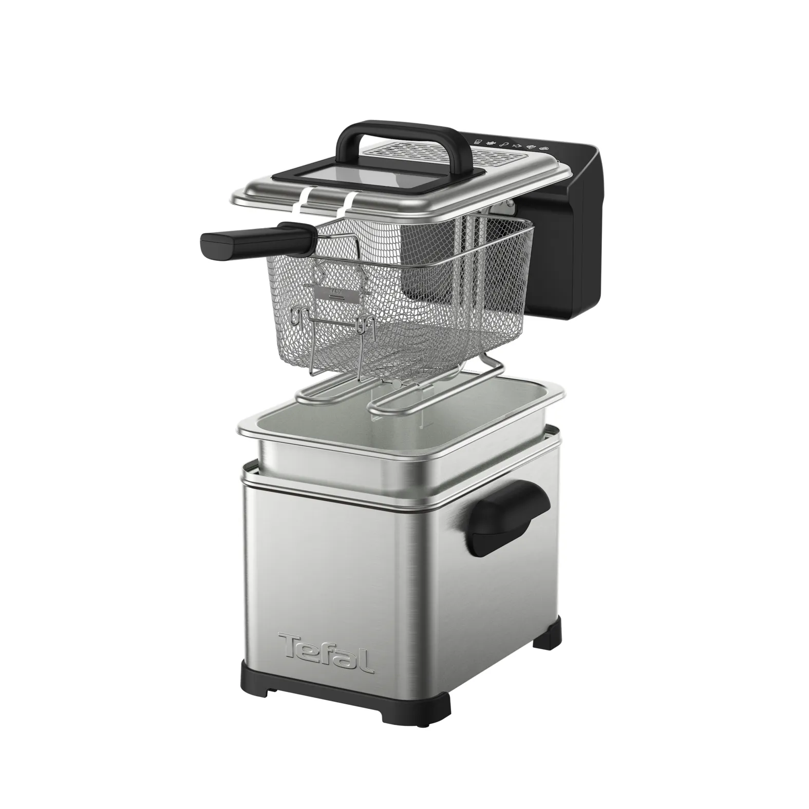 Tefal FR507D Family Pro Digital 4 L, deep fryer (stainless steel/black)