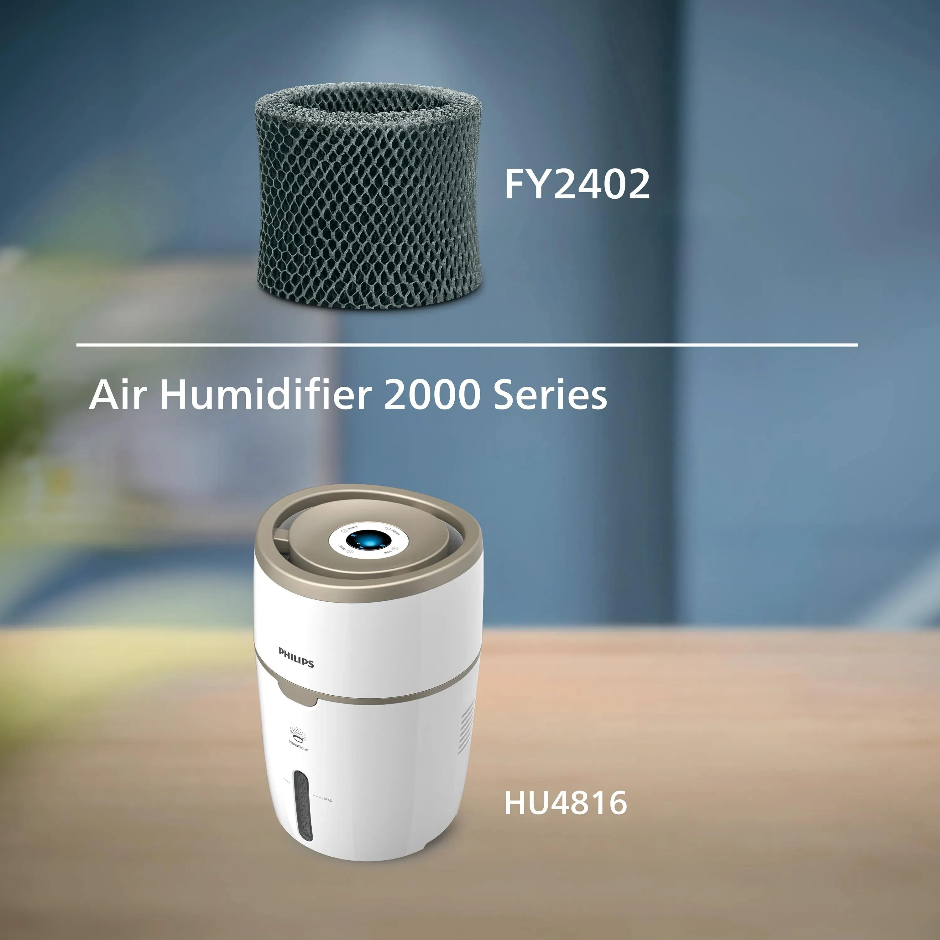 Philips NanoCloud FY2402/30 befuktningsfilter, 1-pack