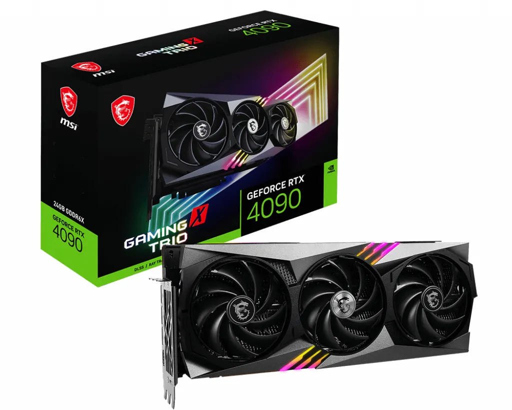 MSI GeForce RTX 4090 Gaming X Trio 24 Gt -n&auml;yt&ouml;nohjain