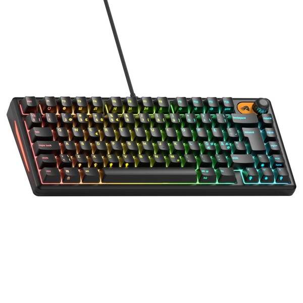 Glorious GMBK 75% Gaming Keyboard, Black