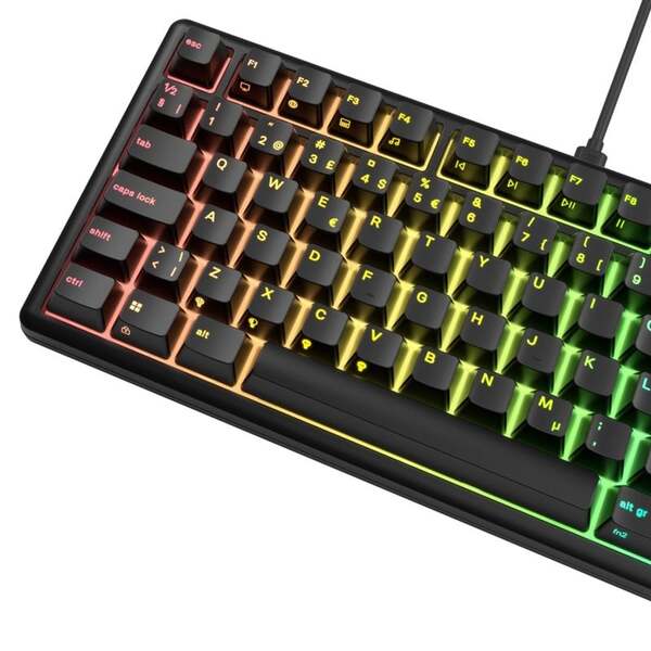 Glorious GMBK 75% Gaming Keyboard, Black