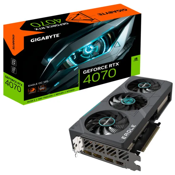 Gigabyte GeForce RTX 4070 Eagle OC 12 Gt -näytönohjain