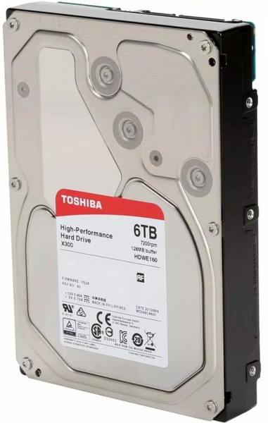 Toshiba 6TB X300, 3.5&quot;, SATA, 7200rpm, 128MB - HDD