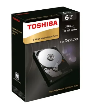 Toshiba 6TB X300, 3.5", SATA, 7200rpm, 128MB - HDD-levy