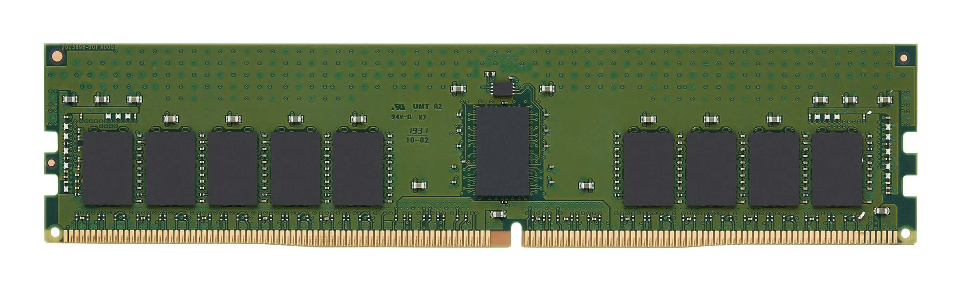 Kingston - DDR4 - moduuli - 16 Gt - DIMM 288 nastaa - 3200 MHz / PC4-25600 - CL22 - 1.2 V - rekister&ouml;ity - ECC